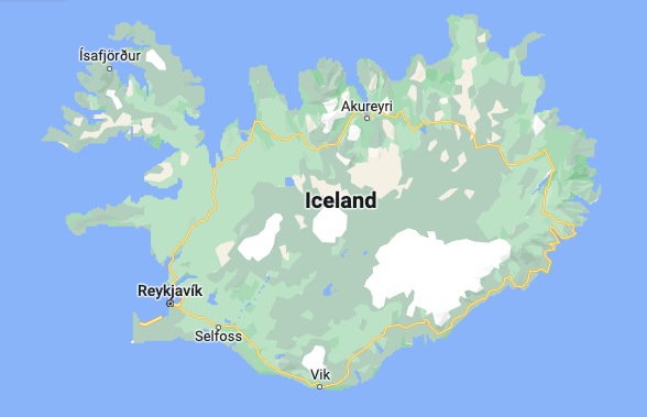 Iceland Map