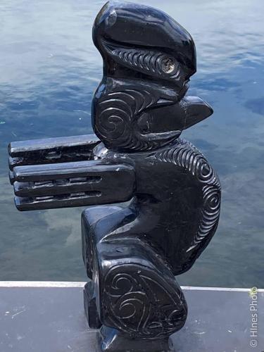 A waka on the River Avon in Christ Church NZ