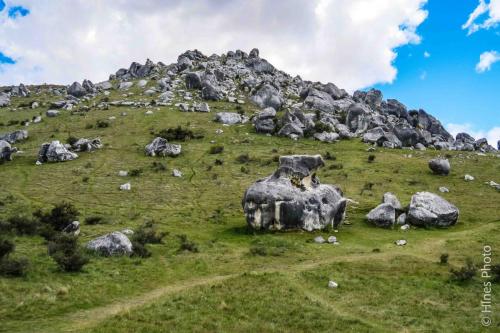 Limestone boulders on the way to Hokitika