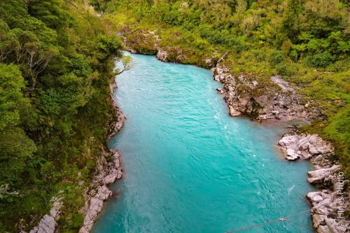In the Hokitika Gorge
