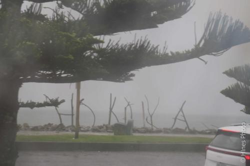 Not a good weather day in Hokitika, New Zealand