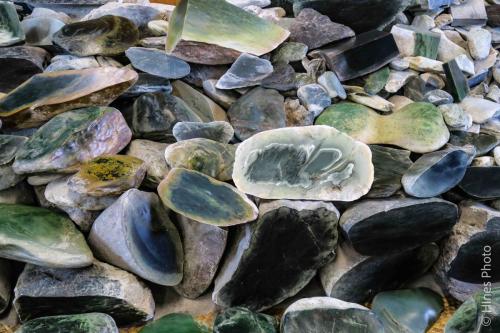 At the Westland Greenstone or Pounamu  store