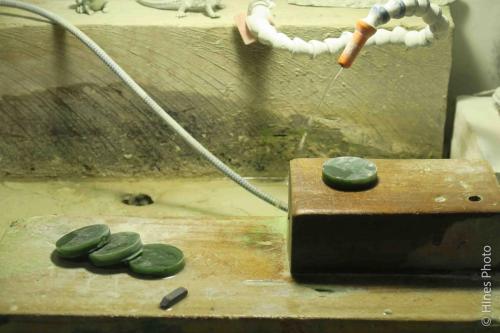 At the Westland Greenstone or Pounamu  store
