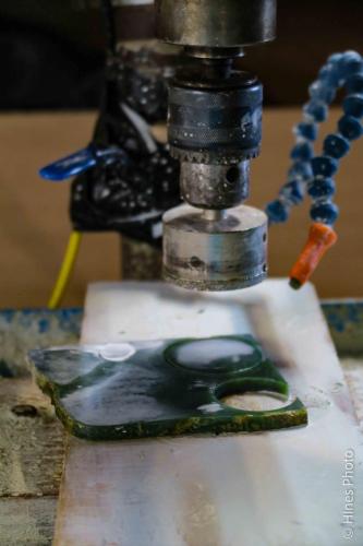 At the Westland Greenstone or Pounamu  store