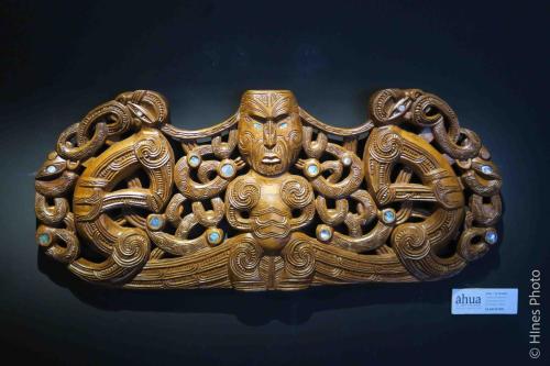 Carvings at the Maori Arts and Crafts Institute